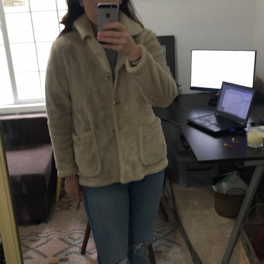 Free People furry coat
